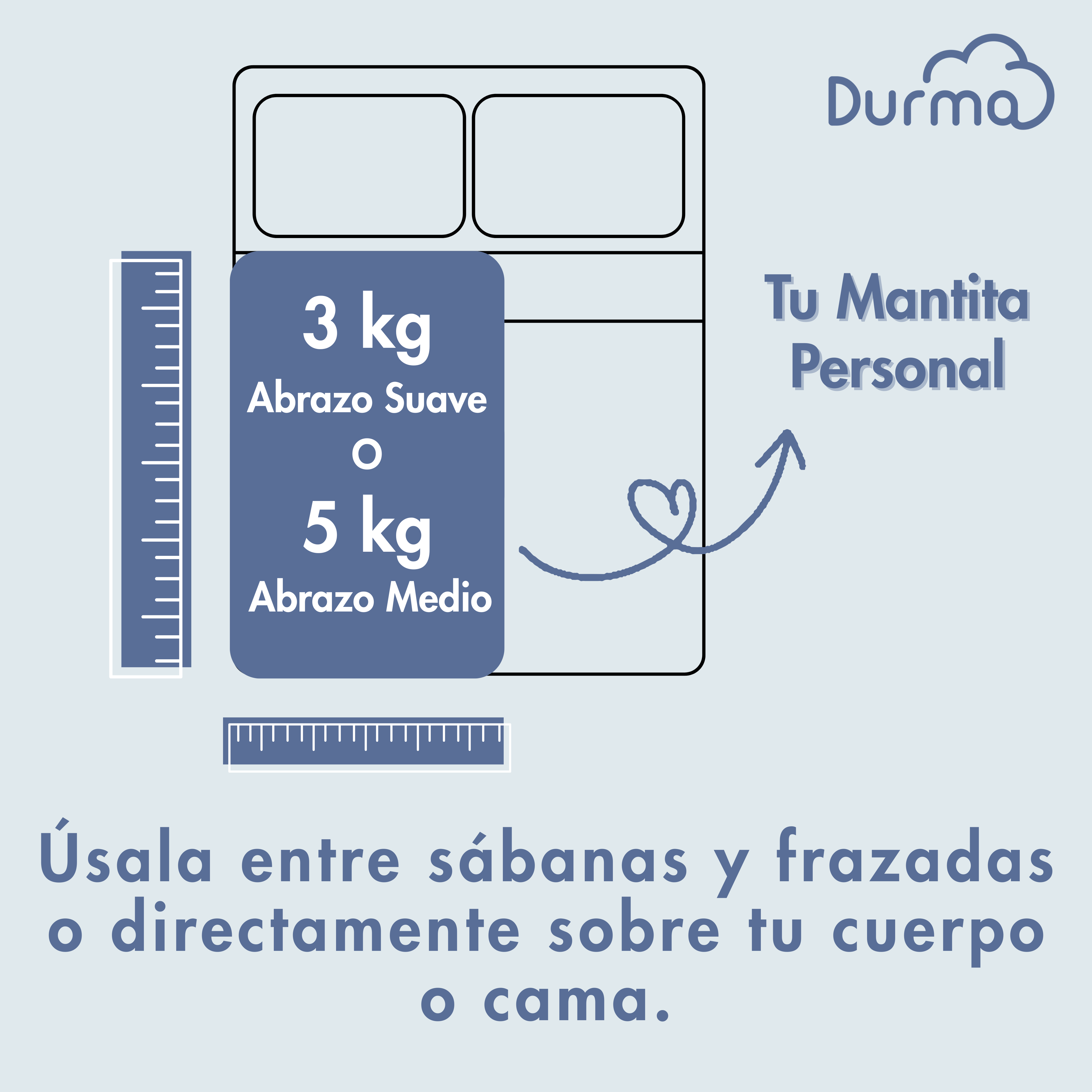 Manta Pesada (PersonalPlus) - 100 noches de prueba + envío gratis 🎁