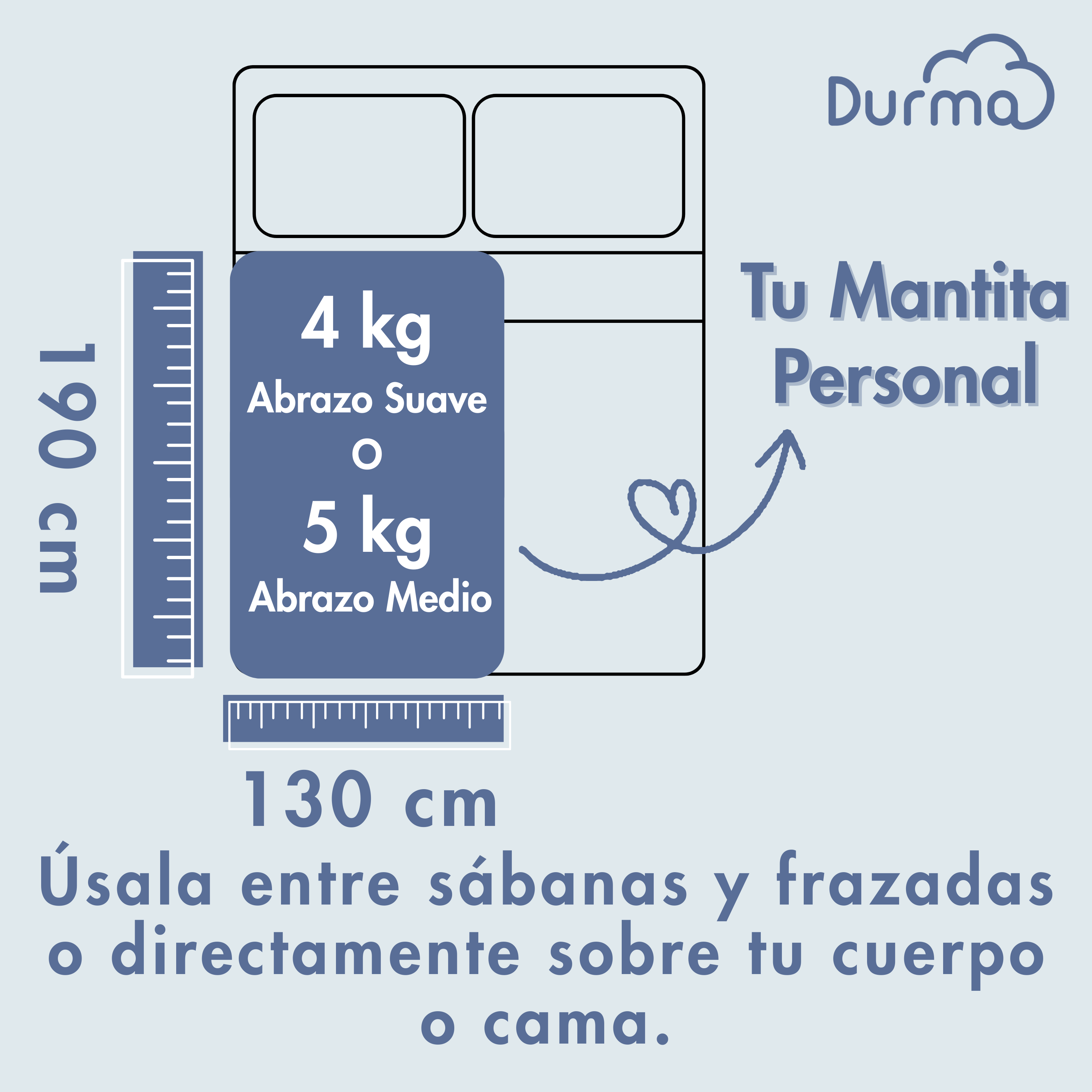 Manta Pesada (PersonalPlus) - 100 noches de prueba + Envío gratis 🎁