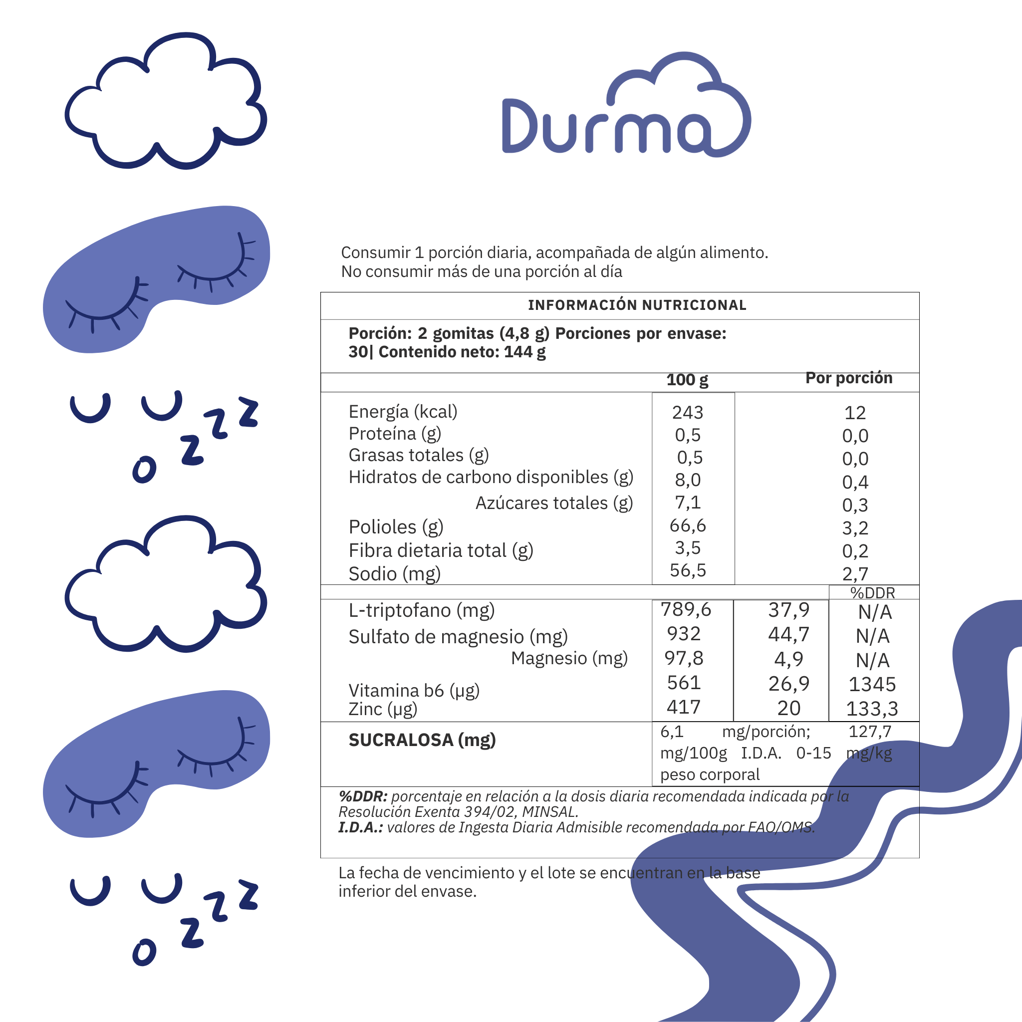 Gomitas Naturales Para Dormir